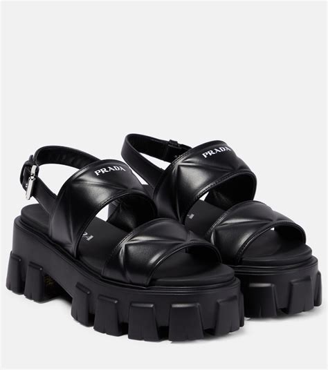 sandalias prada|prada platform sandals outfit.